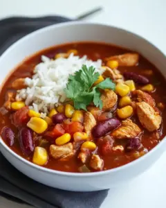Chicken Chili with Corn