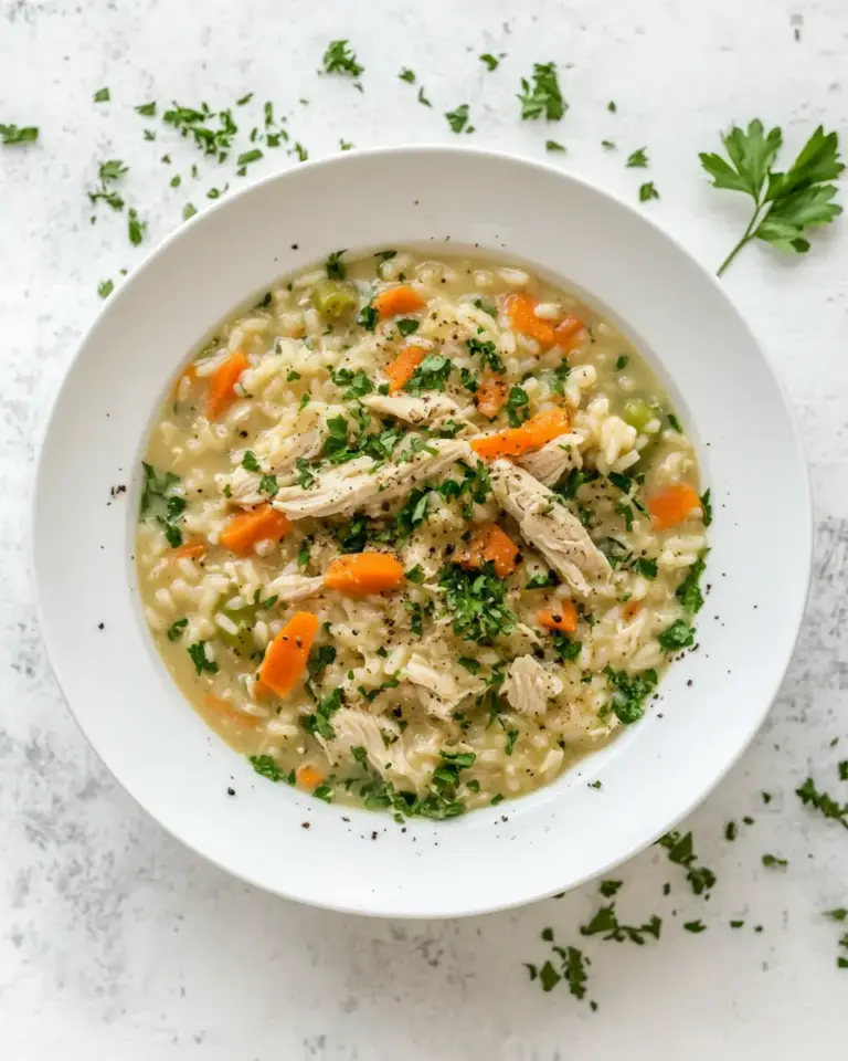 Chicken Noodle Soup Risotto