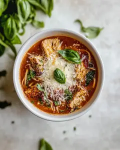 Chicken Parmesan Soup