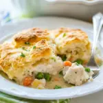 Chicken Pot Pie with Biscuit Topping
