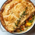 Chicken Pot Pie with Puff Pastry