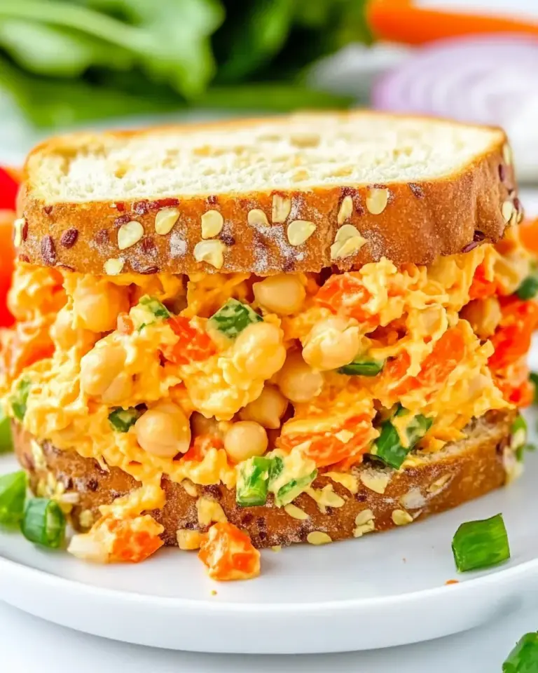 Chickpea Carrot Salad Sandwich