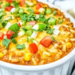 Chili Cheese Chicken and Rice Casserole