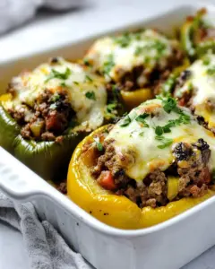 Chili Stuffed Peppers
