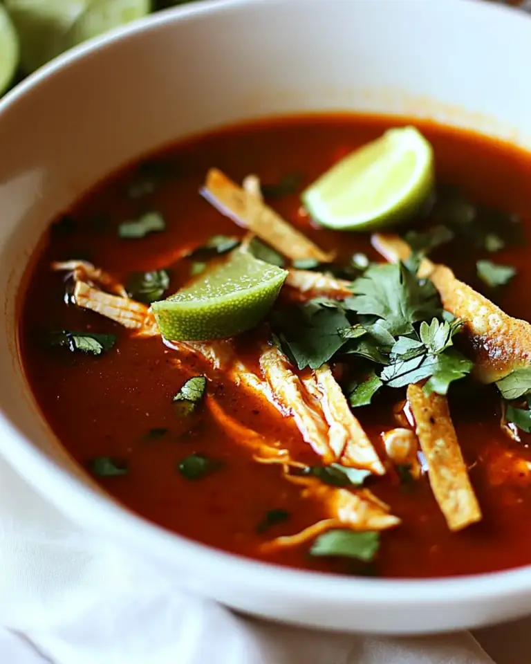 Chipotle Chicken Tortilla Soup