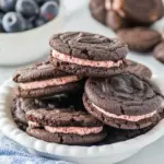 Chocolate Cherry Sandwich Cookies