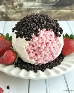 Chocolate Covered Strawberry Cheese Ball