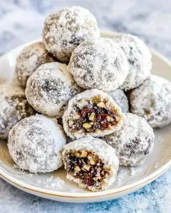 Chocolate Pecan Snowballs