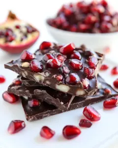 Chocolate Pomegranate Bark