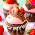 Chocolate Strawberry Cupcakes