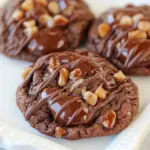 Chocolate Turtle Cookies