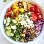 Chopped Grilled Vegetable Bowl with Farro