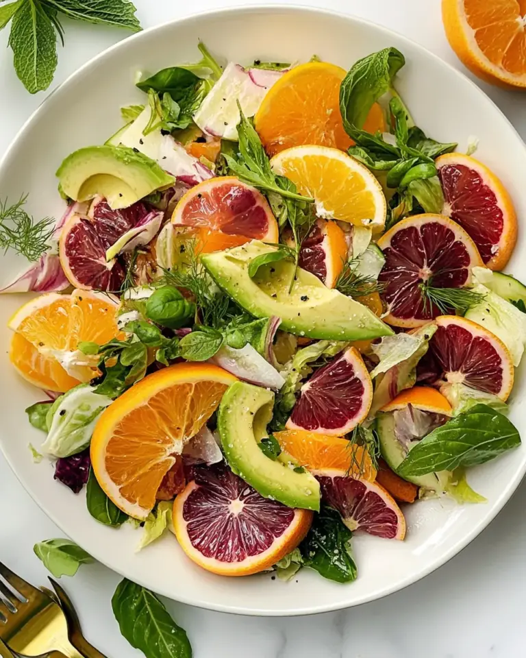 Citrus Salad with Fennel Avocado