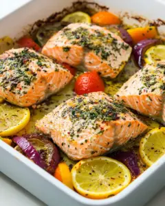 Citrus Salmon Tray Bake