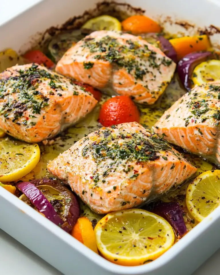 Citrus Salmon Tray Bake