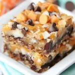 Coconut Butterscotch Chocolate Chip Gooey Bars