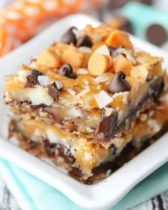 Coconut Butterscotch Chocolate Chip Gooey Bars
