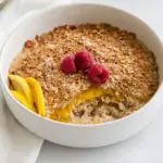 Coconut Cream Baked Oatmeal