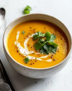 Coconut Curry Butternut Squash Soup