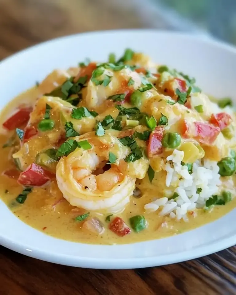 Coconut Curry Shrimp with Coconut Rice