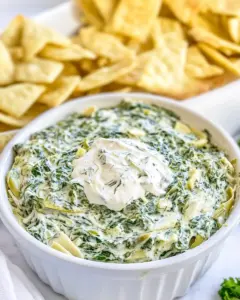 Cold Spinach Artichoke Dip