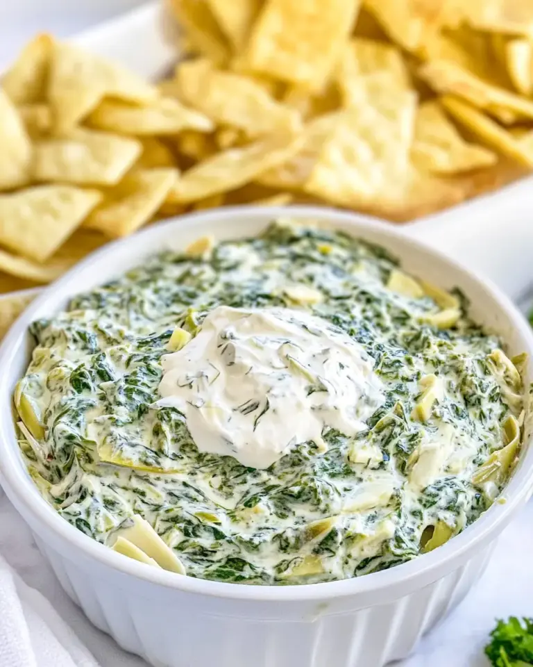 Cold Spinach Artichoke Dip
