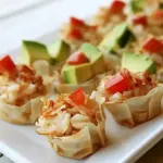 Crab and Avocado Phyllo Bites