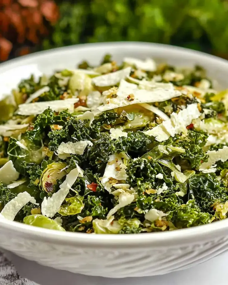 Cracker Barrel Brussel Sprout and Kale Salad
