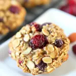 Cranberry Almond Breakfast Cookies