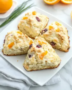 Cranberry Orange Scones