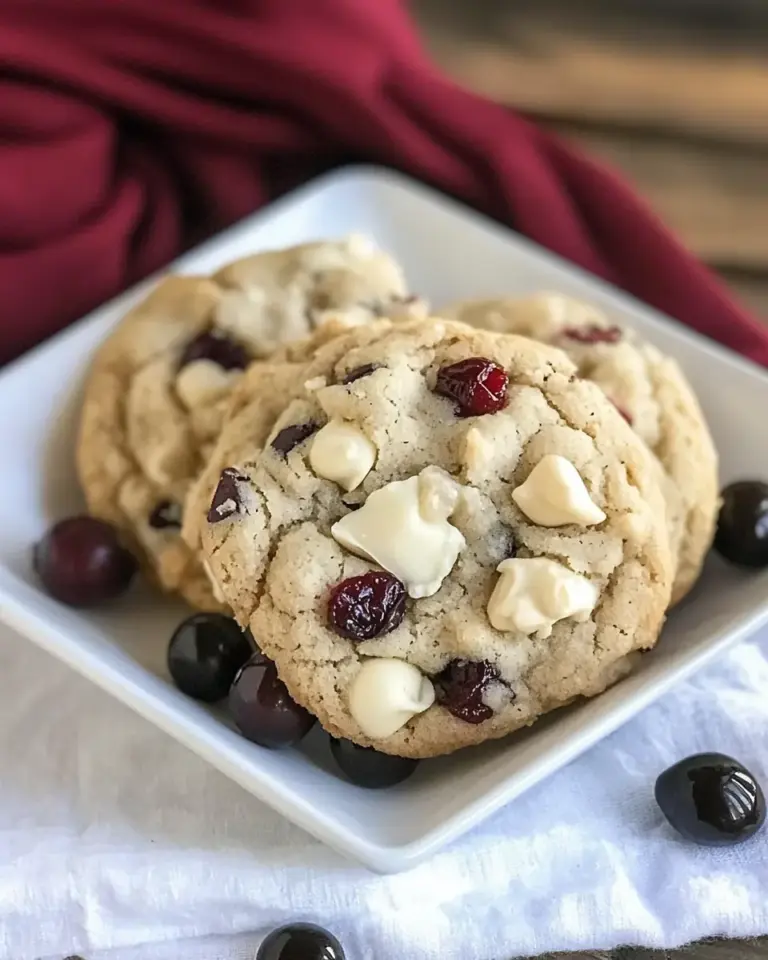 Cranberry White Chocolate Cookies