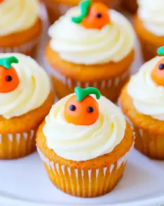 Cream Cheese Filled Pumpkin Cupcakes