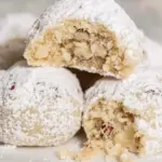 Cream Cheese Pecan Snowball Cookies