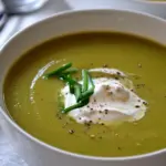 Cream of Asparagus Leek Soup
