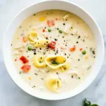 Creamy Chicken Tortellini Soup