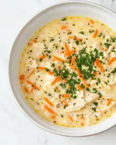 Creamy Chicken and Rice Soup