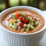 Creamy Chickpea Gazpacho