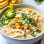 Creamy Crockpot White Chicken Chili