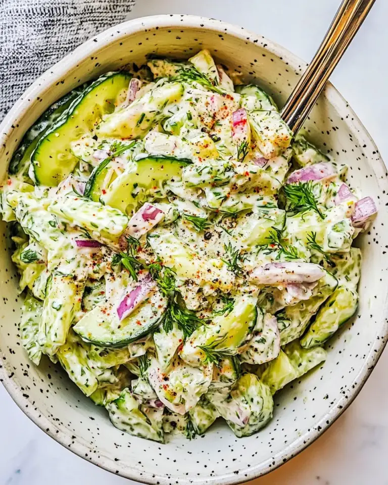 Creamy Cucumber Salad