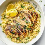Creamy Greek Chicken With Orzo