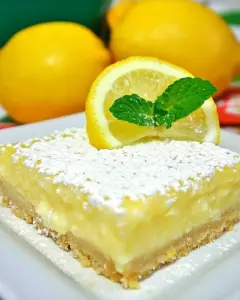 Creamy Lemon Squares