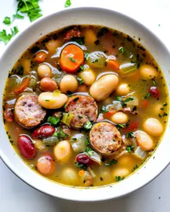 Creamy Sausage and Bean Soup