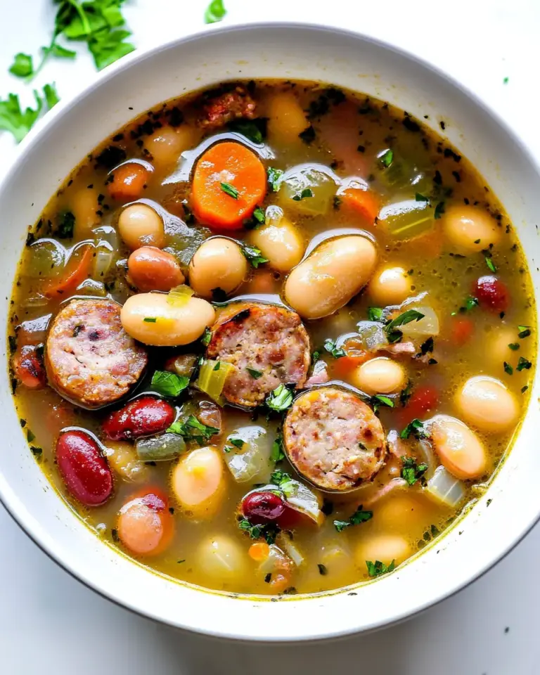 Creamy Sausage and Bean Soup