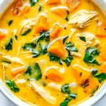 Creamy Sweet Potato Chicken Soup