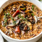 Creamy Wild Rice and Mushroom Soup