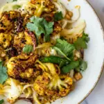 Crispy Black Pepper Turmeric Cauliflower and Garlic Noodles