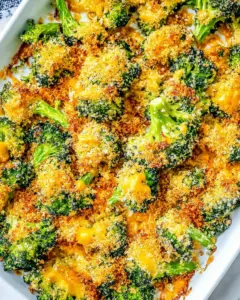 Crispy Cheesy Roasted Broccoli