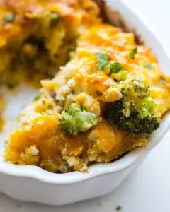 Crock Pot Cauliflower Broccoli Casserole