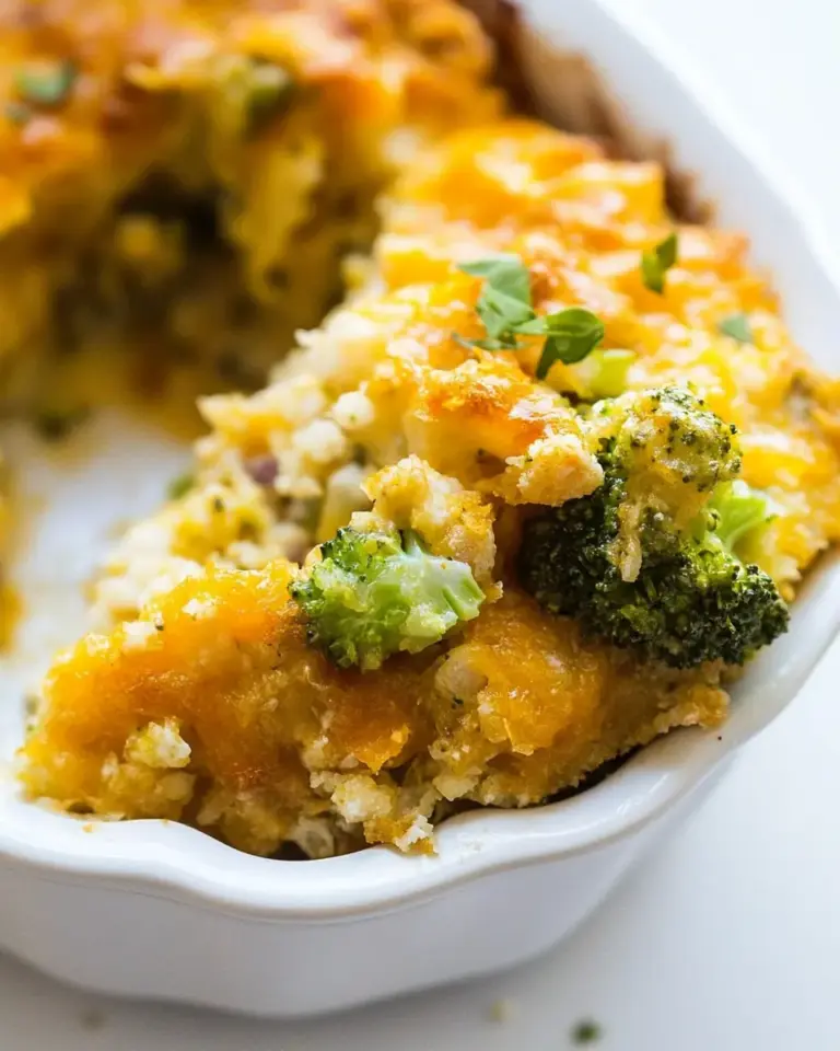 Crock Pot Cauliflower Broccoli Casserole