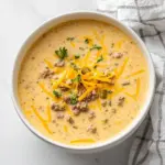 Crock Pot Cheeseburger Soup